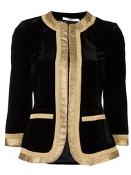 укороченный пиджак с вышивкой Givenchy