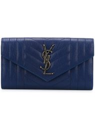 большой стеганый кошелек 'Monogram' Saint Laurent