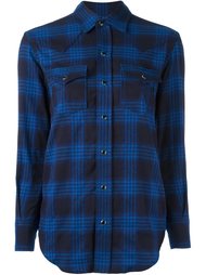 рубашка в клетку  Saint Laurent