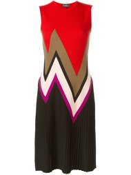 вязаное платье с зигзагами Salvatore Ferragamo