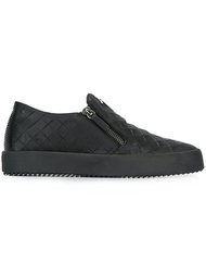 кеды-слипон с узором  Giuseppe Zanotti Design