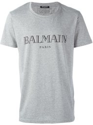 футболка с логотипом Balmain