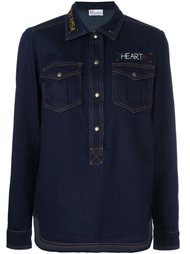джинсовая рубашка  Red Valentino