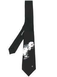 галстук с цветочным принтом Alexander McQueen