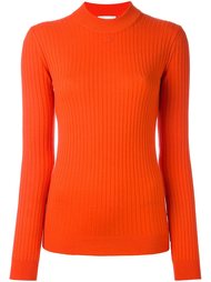 свитер с отделкой в рубчик Courrèges