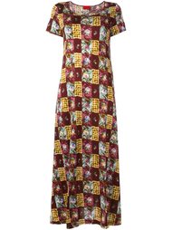 patchwork print t-shirt dress Kenzo Vintage