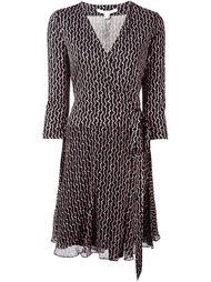 короткое платье с запахом Diane Von Furstenberg