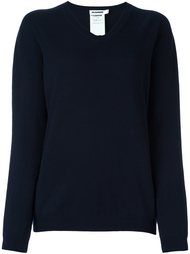 джемпер с V-образным вырезом Jil Sander