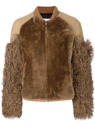 куртка с контрастными рукавами  MSGM