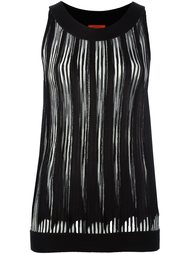 плиссированная блузка без рукавов Missoni