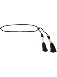 плетеный ремень с кисточками Lizzie Fortunato Jewels