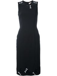 платье с вышивкой пайетками Christopher Kane