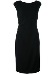 приталенное платье с драпировкой Jil Sander
