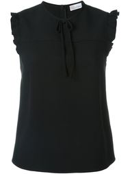 блузка с оборками  Red Valentino