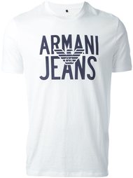 футболка с логотипом Armani Jeans