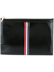 клатч с контрастной полосой Thom Browne