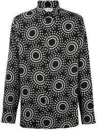 рубашка с рисунком в виде карточных мастей Saint Laurent