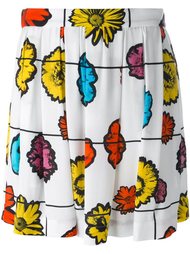 юбка с цветочным принтом Moschino