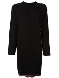 трикотажный кардиган вязки интарсия Yohji Yamamoto