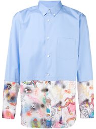 рубашка лоскутного кроя Comme Des Garçons Shirt