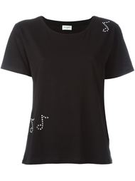 футболка с заклепками Saint Laurent
