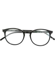 очки в круглой оправе Saint Laurent