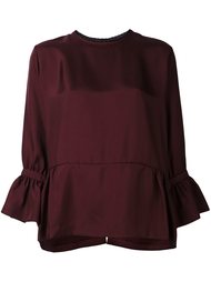 блузка с расклешенными рукавами McQ Alexander McQueen
