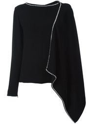 декорированный топ со струящейся панелью McQ Alexander McQueen