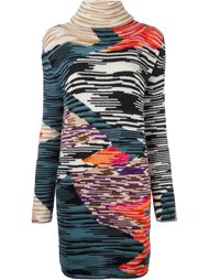 трикотажное платье с узором Missoni