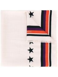 шарф с принтом '17' Givenchy