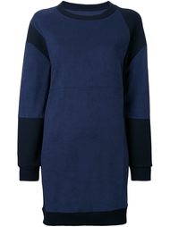 платье-толстовка с панельным дизайном Mm6 Maison Margiela