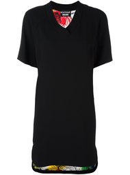 платье с V-образным вырезом Boutique Moschino