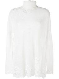 прозрачный джемпер с вышивкой Ermanno Scervino