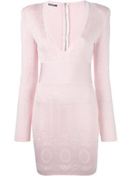 платье мини с панельным дизайном Balmain