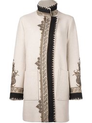 пальто с вышивкой  Etro