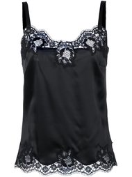 топ  кружевной отделкой Dolce &amp; Gabbana Underwear