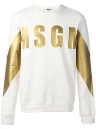 толстовка с логотипом MSGM