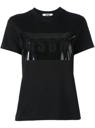 футболка с логотипом MSGM