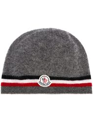 шапка с полосатой окантовкой Moncler