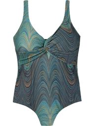 foliage print swimsuit Lygia &amp; Nanny