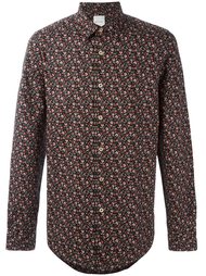 рубашка с цветочным принтом   Paul Smith