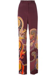 прямые брюки с принтом пейсли Etro