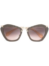 солнцезащитные очки в оправе 'кошачий глаз' Miu Miu Eyewear