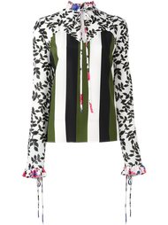 блузка с оборками MSGM