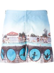 photo print swim shorts Orlebar Brown