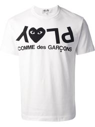футболка с принтом 'Play' Comme Des Garçons Play