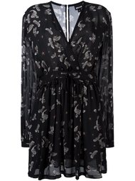 платье с принтом орлов  Just Cavalli