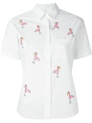 рубашка с вышитыми фламинго Jimi Roos