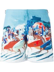 surf photo print swim shorts Orlebar Brown