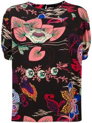 блузка с цветочным принтом Etro